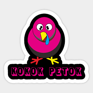 Funny chicken Sticker